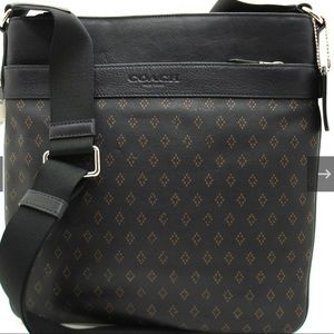 Coach cross body bag diamond print